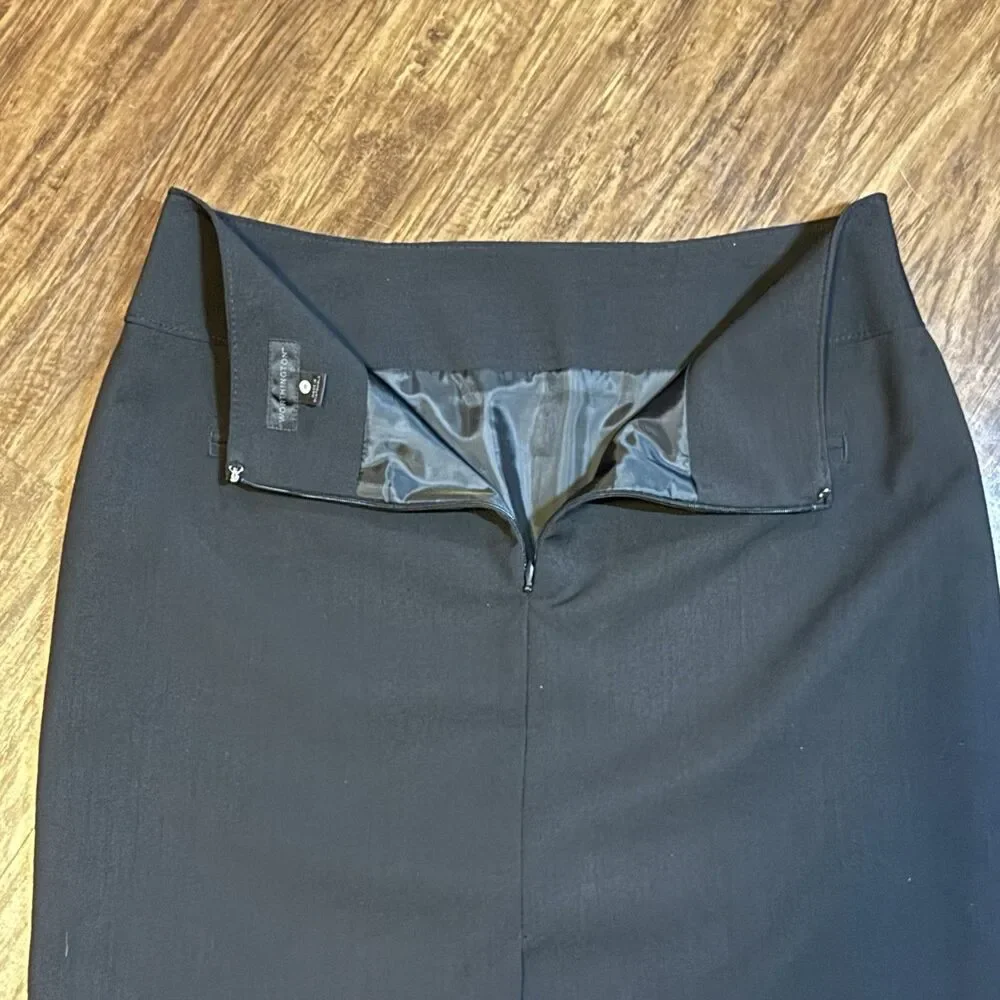Worthington Women’s Size 10 Black Pencil Skirt Mini Skirt Lined